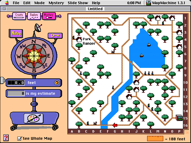 screen shot of Neighborhood Map Machine